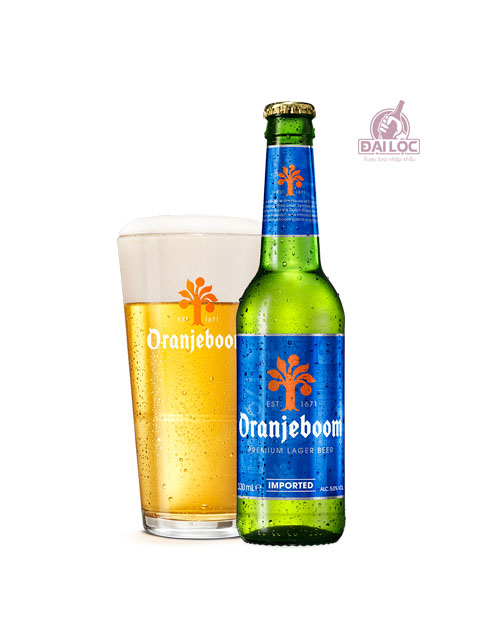 Bia Oranjeboom Premium Lager Imported 5% – Chai 330ml – Thùng 24 Chai