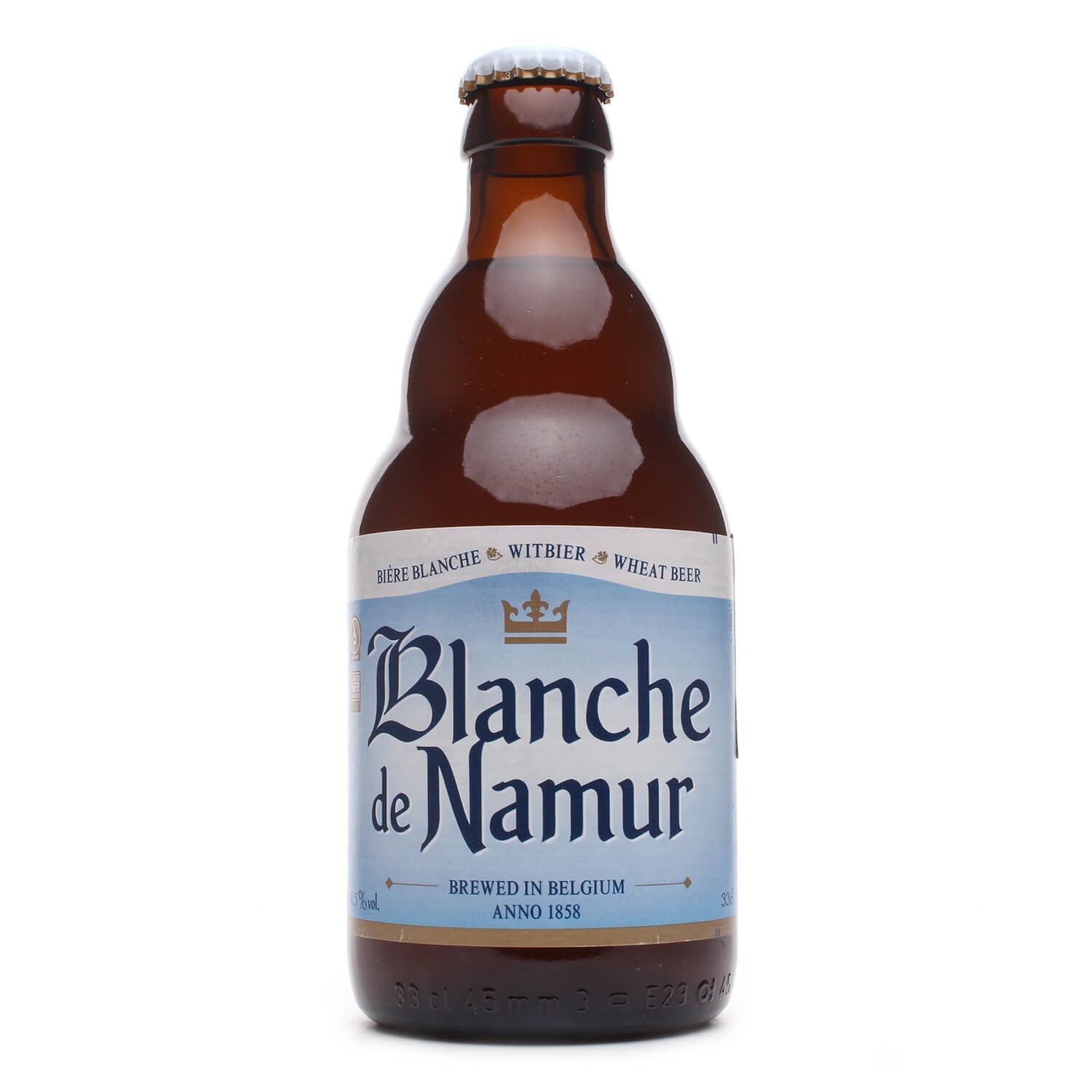 Bia Blanche de Namur 4.5% – Chai 330ml – Thùng 24 Chai