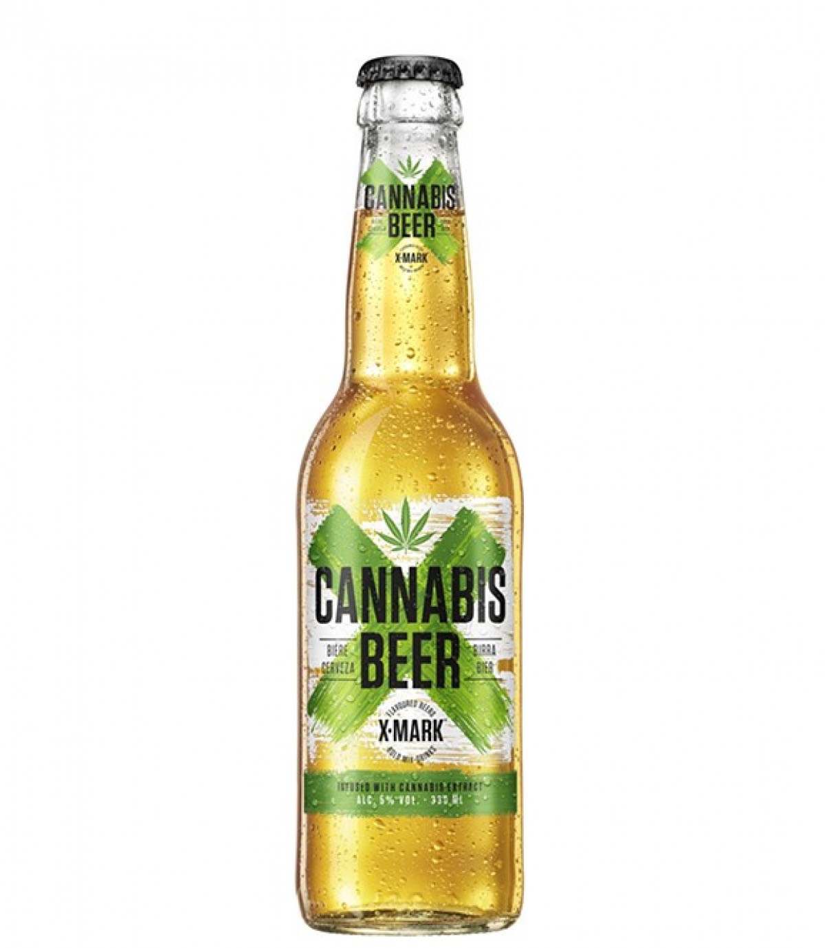 Bia X – Mark Cannabis Beer 5.0% – Chai 330ml – Thùng 24 Chai