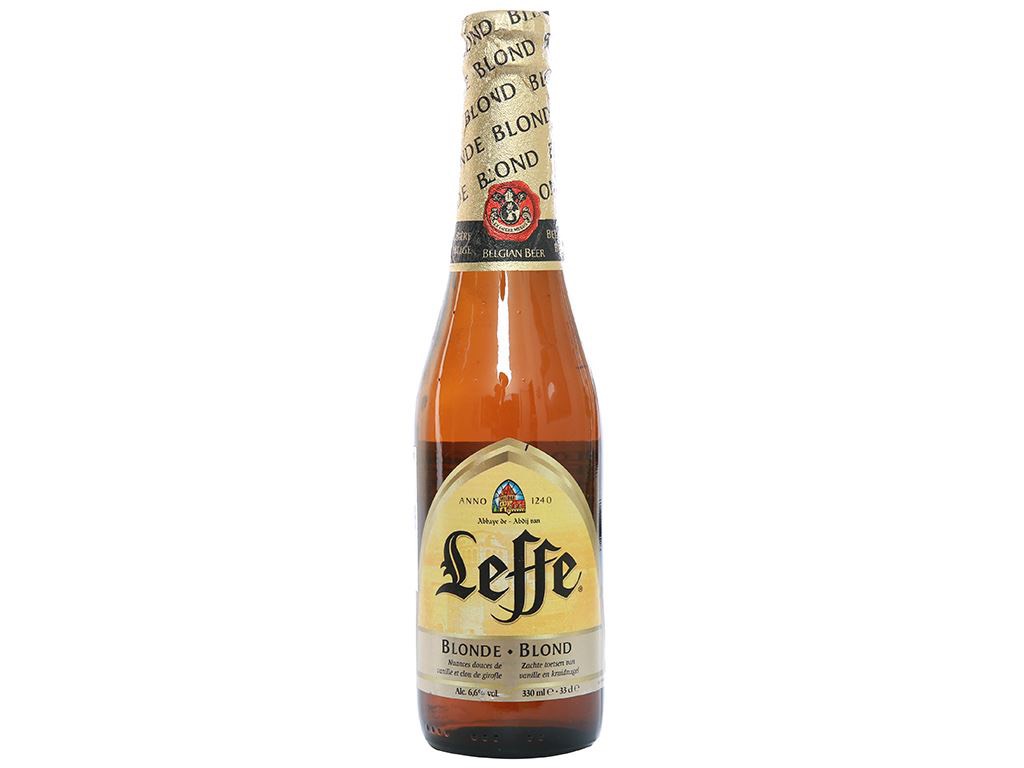 Bia Leffe Vàng 6,6% – Chai 330ml – Thùng 24 Chai