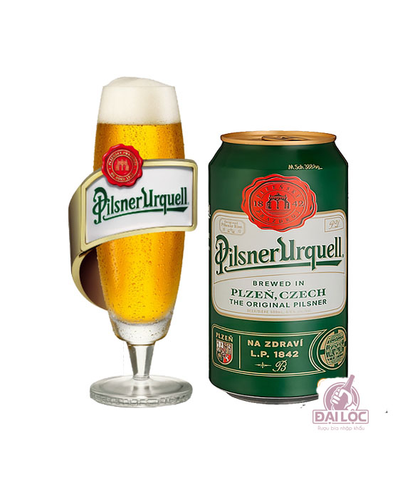 Bia Pilsner Urquell 4.4% – Lon 330ml – Thùng 24 Lon