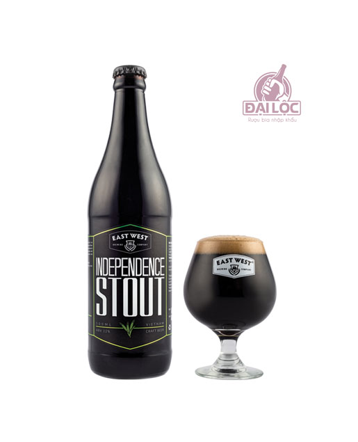 Bia East West Independence Stout 12% – Chai 500ml – Thùng 12 Chai