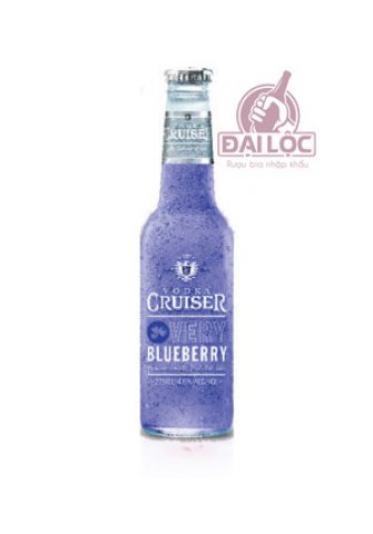 Rượu Trái Cây Vodka Cruiser Very Blueberry 4,6% – Chai 275ml – Thùng 24 Chai