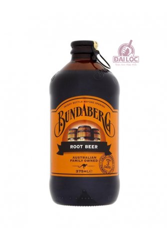 Bia Bundaberg Root Beer – Chai 375ml – Thùng 24 Chai
