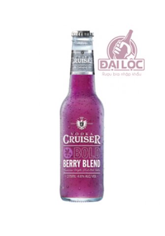 Rượu Trái Cây Vodka Cruiser Bold Berry Blend 4,6% – Chai 275ml – Thùng 24 Chai