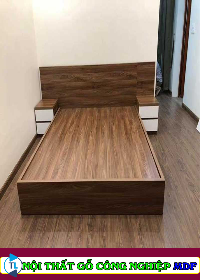 Giường Bằng Gỗ Công Nghiệp MDF