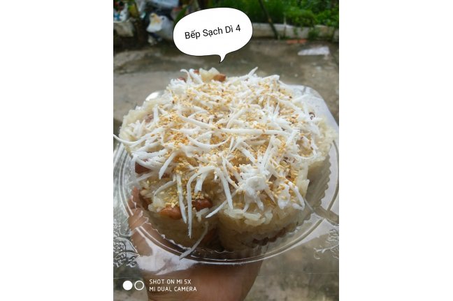 Xôi đậu trắng