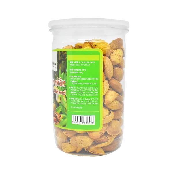 Hạt Hạnh Nhân Mỹ Rang Bơ Smile Nuts Hộp 350g