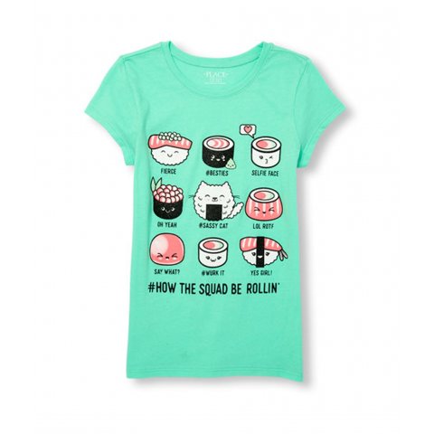 Áo Thun Bé Gái 00385-The Children’s Place