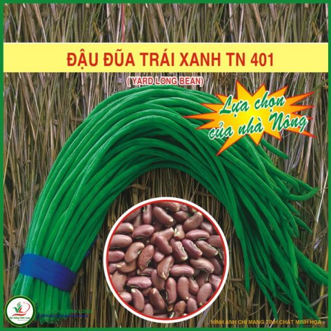Hạt giống Đậu đũa trái xanh TN 401 - 10g