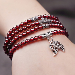 Vòng Đá Garnet  Hợp mệnh Hỏa và  Thổ