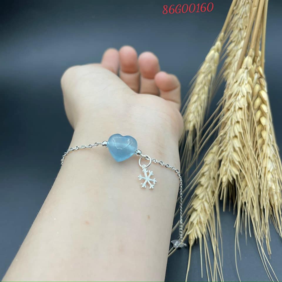 Vòng đá Aquamarine Hợp Thủy Mộc
