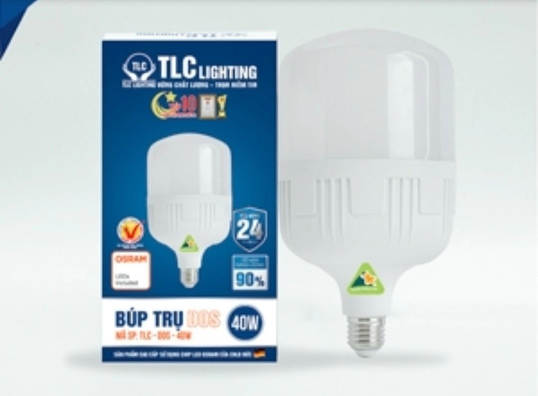 Led trụ Nhựa TLC_DOS_40w_Trắng