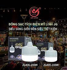 BÓNG ĐÈN LED SẠC TÍCH ĐIỆN MỸ LINH 200W