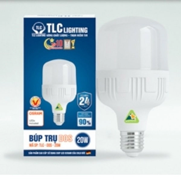 Led trụ Nhựa TLC_DOS_20w_Trắng