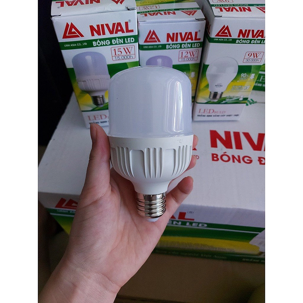 Led trụ 15W Nival trắng