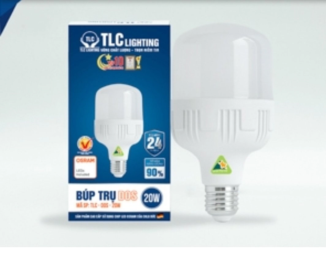 Led trụ Nhựa TLC_DOS_20w_Trắng
