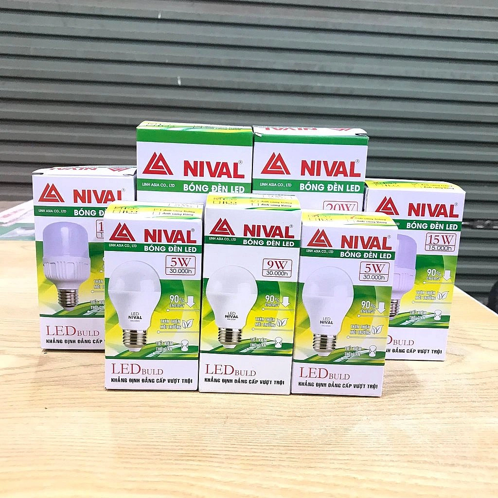 Led trụ 7W Nival trắng