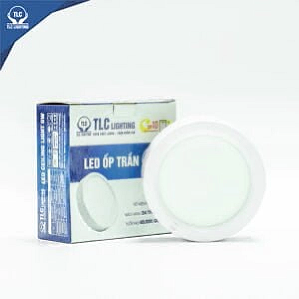 Đèn LED ốp trần 18W tròn vỏ trắng- Ba màu