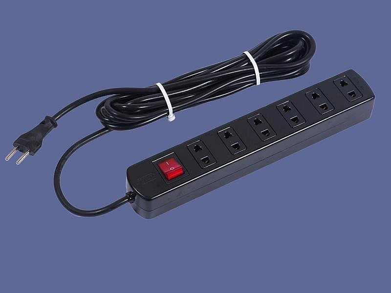 Ổ cắm chịu tải có dây 6 ổ cắm Nival N6T2,5C
