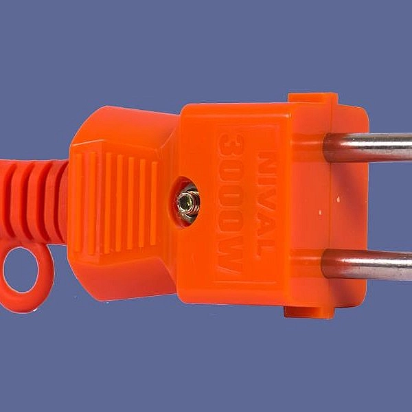 Phích cắm công nghiệp 3000w màu cam Nival PN504