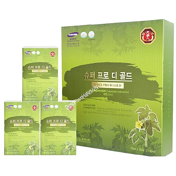 Nước uống tiểu đường Super Pro-D Gold hộp 30 gói chính hãng Hàn Quốc