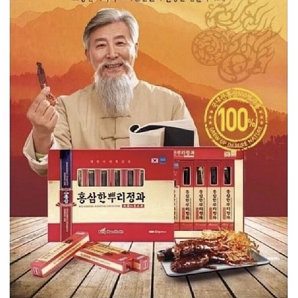 Sâm tẩm mật ong nguyên củ Kanghwa hộp 8 củ 300gr