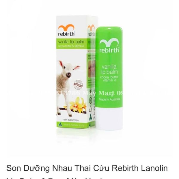 SON DƯỠNG MÔI NHAU THAI CỪU REBIRT