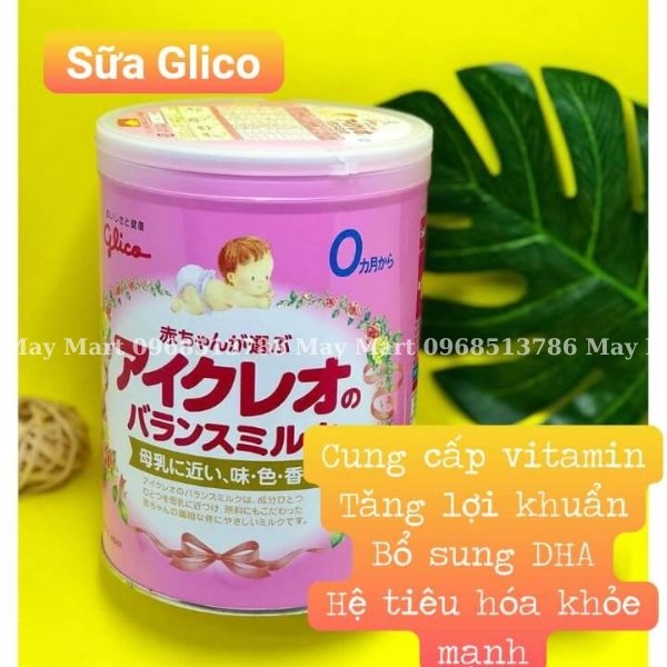 Sữa Glico số 0 cho bé 0-1 tuổi nội địa Nhật 800g