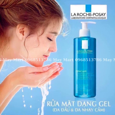 Sữa Rửa Mặt Dạng Gel Cho Da Dầu Mụn La Roche-Posay Effaclar Purifying Foaming Gel For Oily Sensitive Skin 400ml