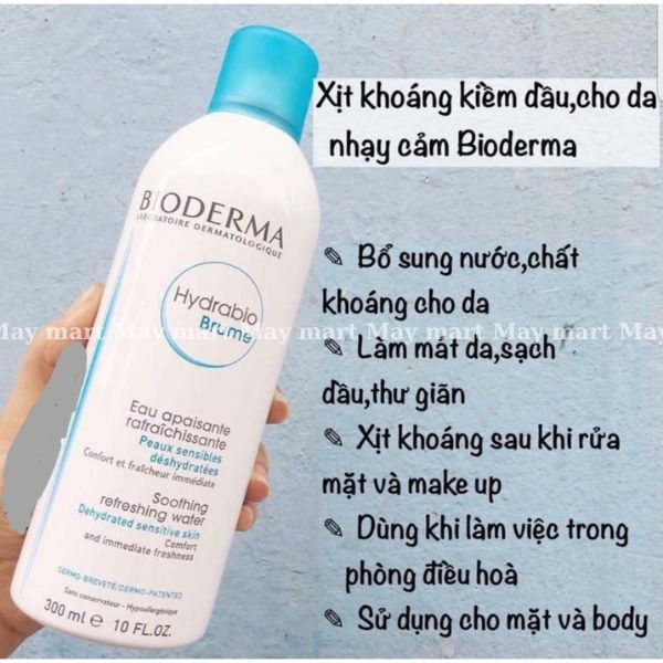 Xịt khoáng BIODERMA 300ml