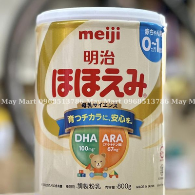 Sữa Meiji số 0 nội địa Nhật 800g cho bé 0-12M