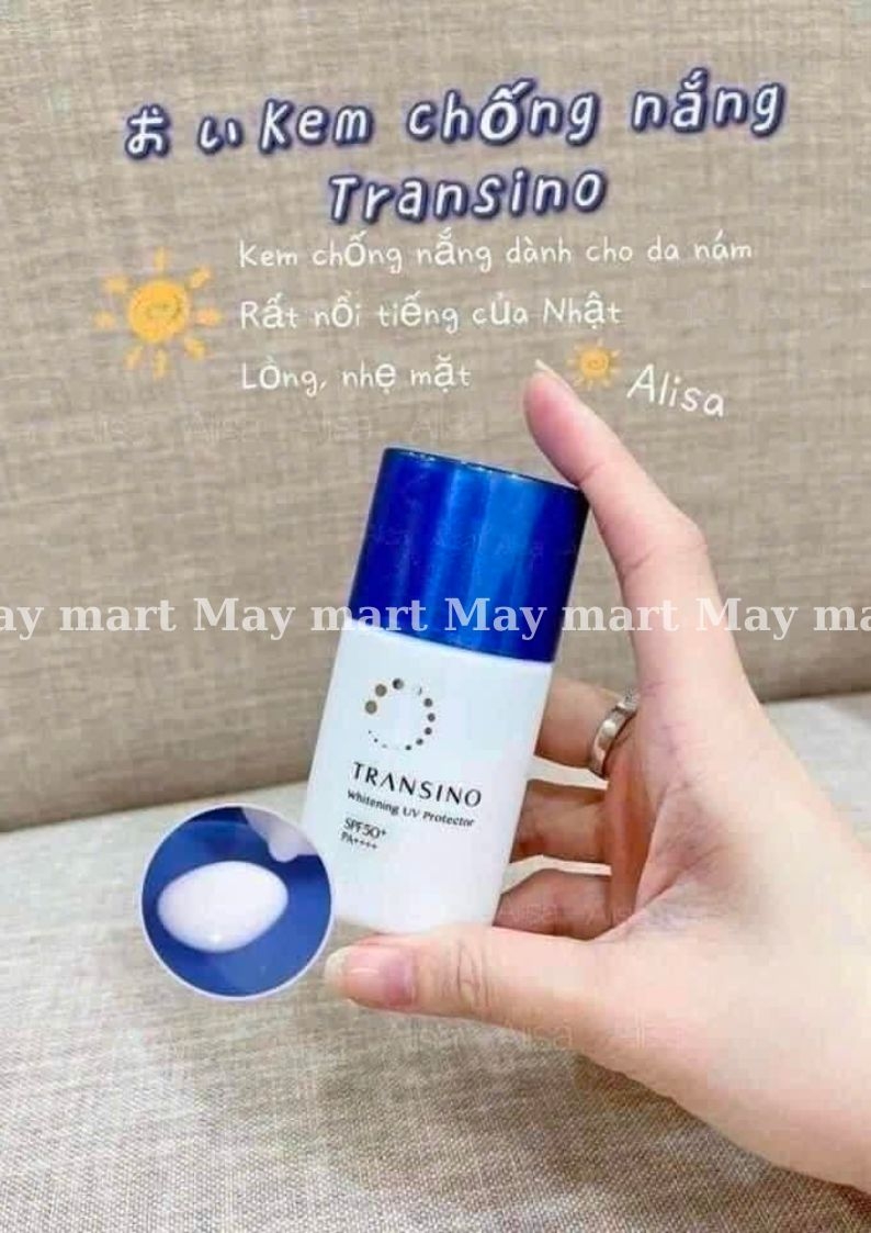 Kem Dưỡng ngày, Chống nắng, Trắng da mờ Nám, tàn nhang Transino Whitening Day Protector Nhật Bản