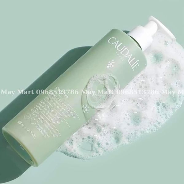 Gel Rửa Mặt Cho Da Dầu Mụn Làm Sạch Lỗ Chân Lông Caudalie Vinopure 385ml