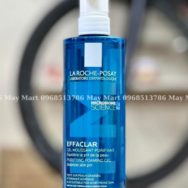 Sữa Rửa Mặt Dạng Gel Cho Da Dầu Mụn La Roche-Posay Effaclar Purifying Foaming Gel For Oily Sensitive Skin 400ml