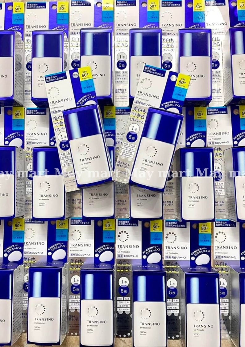 Kem Dưỡng ngày, Chống nắng, Trắng da mờ Nám, tàn nhang Transino Whitening Day Protector Nhật Bản
