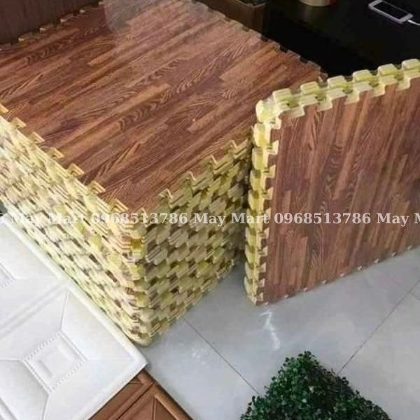 Thảm Xốp Ghép Sàn Vân Gỗ 60*60 - 6 Viên/ Bịch