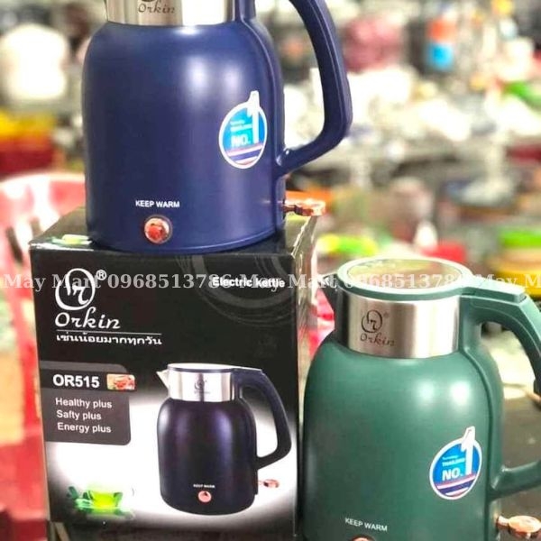 Ấm Đun Nước Siêu Tốc Inox 304 Giữ Nhiệt Orkin Thái Lan OR515 Dung Tích 2L
