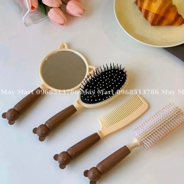 Sửa  Set 4 lược gương gấu xinh xắn