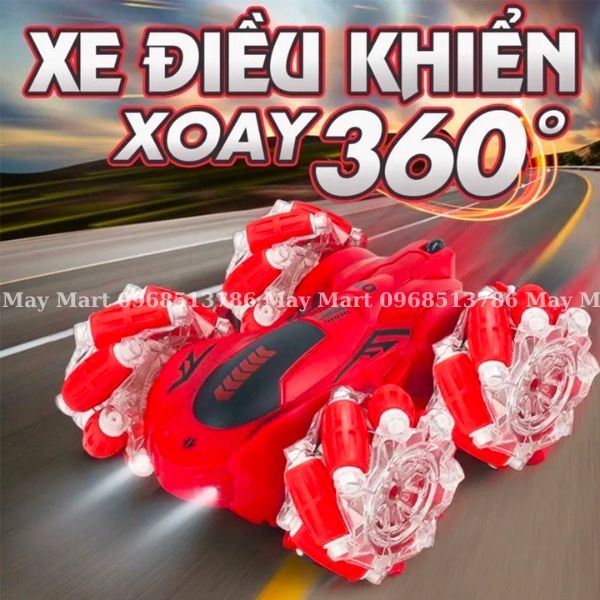 Ô tô điều khiển từ xa 🚔 Xoay 360 độ