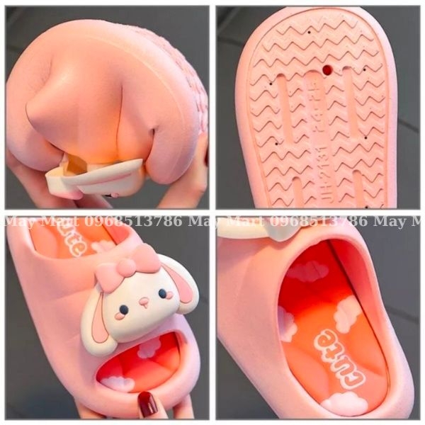 Dép lê bánh mì siêu nhẹ đế có chống trơn trượt