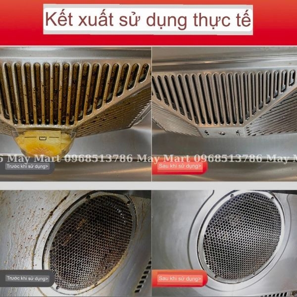 Chai xịt bếp đa năng, bình xịt bọt tuyết tẩy rửa siêu sạch mầu cam kitchen cleaner nhà bếp 500ml