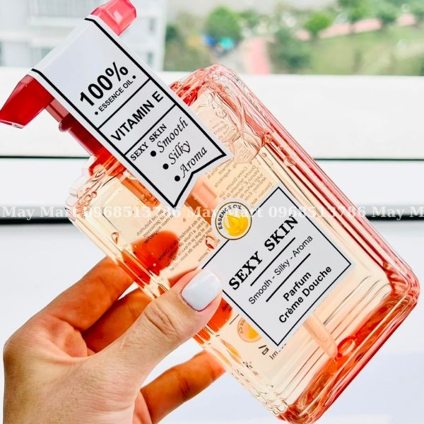 Sữa Tắm Nước Hoa Sexy Skin Lưu Hương Sang Trọng Quyến Rũ Pháp - 600ml