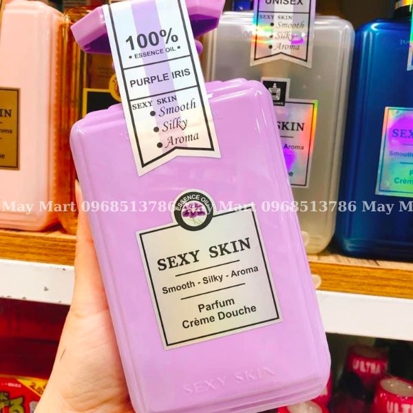 Sữa Tắm Nước Hoa Sexy Skin Lưu Hương Sang Trọng Quyến Rũ Pháp - 600ml