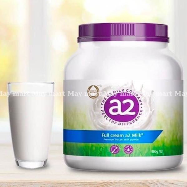 Sữa bột nguyên kem Full cream milk A2 Úc dạng hộp - 900g