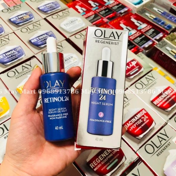 Tinh chất đêm chống lão hoá mạnh Olay Regenerist Retinol 24 Night Serum 40ml