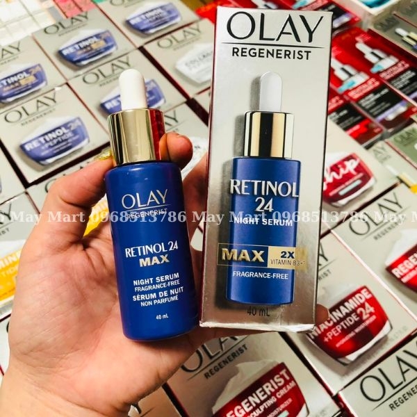 Tinh chất đêm chống lão hoá mạnh Olay Regenerist Retinol 24 Night Serum 40ml