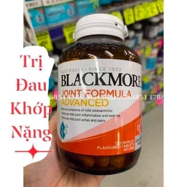 Viên uống hỗ trợ sụn khớp Blackmores Joint Formula Advanced của Úc 120 viên