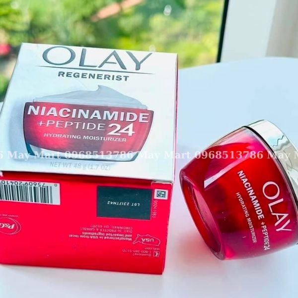 Kem Dưỡng Ẩm Olay Niacinamide + Peptide 24 Hydrating Moisturizer 48g