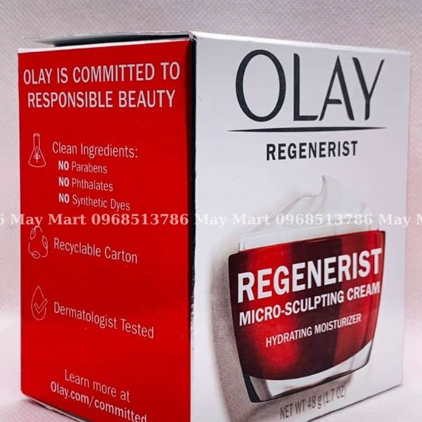 Kem dưỡng Olay Regenerist Micro-Sculpting Cream Hydrating Moisturizer 48g